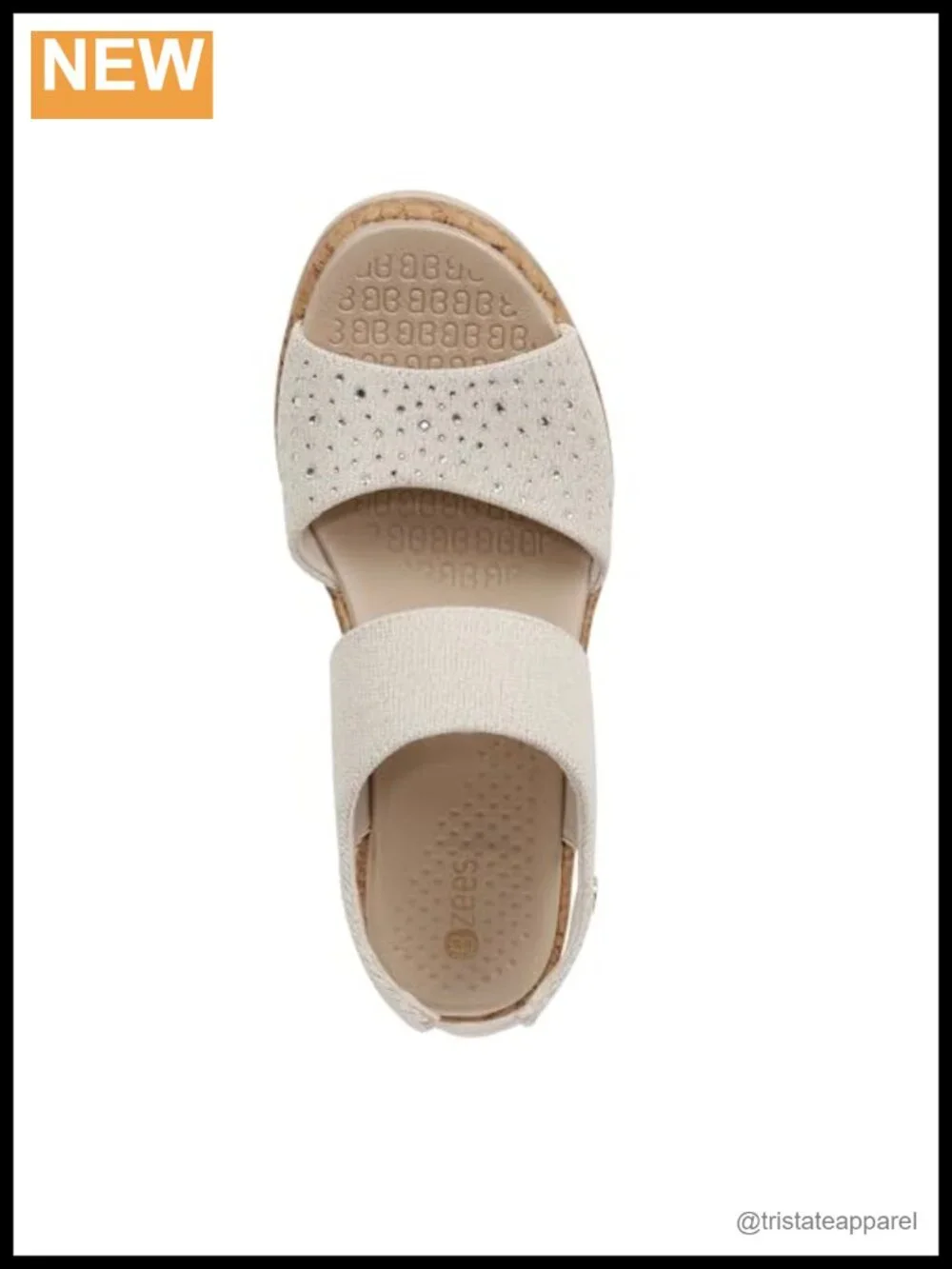 LifeStride Women's Reveal Bright Machine Washable Comfort Wedge Sandal Slingback